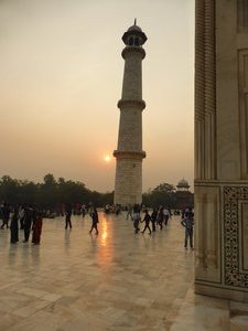 Taj Mahal - sunset (1)