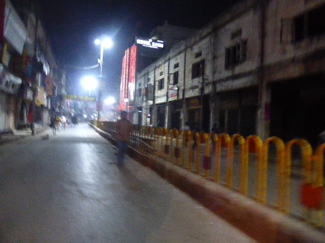 1 Varanasi at 5.30am - streets are empty. Took 12 mins to travel 3 kms
