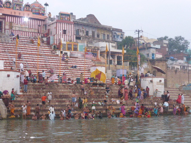 The Ganges River at sunrise in Varanasi - bathing in the sacred waters (12)