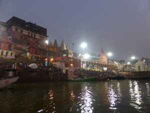 The Ganges River at sunrise in Varanasi (3)