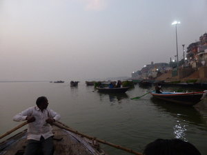 The Ganges River at sunrise in Varanasi (6)
