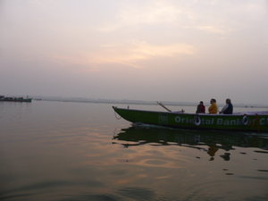 The Ganges River at sunrise in Varanasi (8)