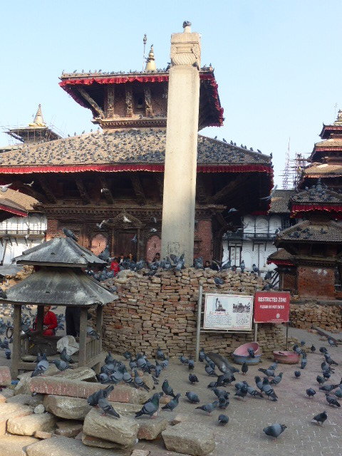Durbar Square & surrounds in Kathmandu - Pratap Malla Statue (2)