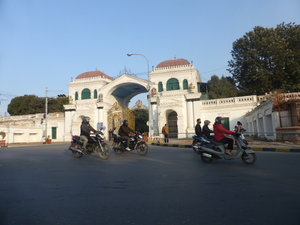 Police gates Kathmandu