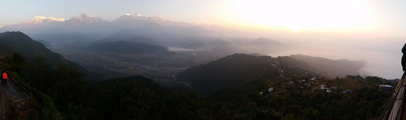 Sunrise on the Himalayan Range from Sarangkot near Pokhara 1 Dec 2015 (82)