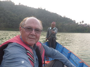 Boat trip on Lake Phewa Pokhara Nepal to see Barahi Temple (9)