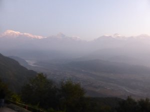 Sunrise on the Himalayan Range from Sarangkot near Pokhara 1 Dec 2015 (52)