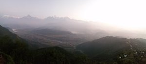 Sunrise on the Himalayan Range from Sarangkot near Pokhara 1 Dec 2015 (70)