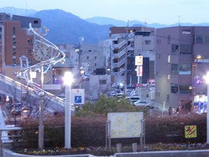 Nagano from the train station (1)