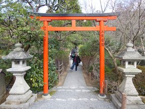 Ryoanji Temple - rock gardens in Kyoto - Kerrie having a good time