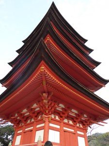 Miyajima Island 5-story Pagoda (1)