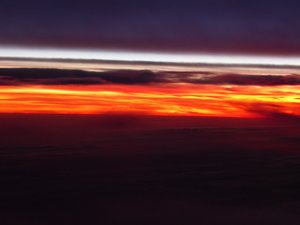 Sunrise flying home to Brisbane (1)