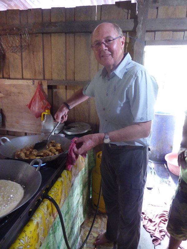 Cooking at a local village and eating it for lunch (1)