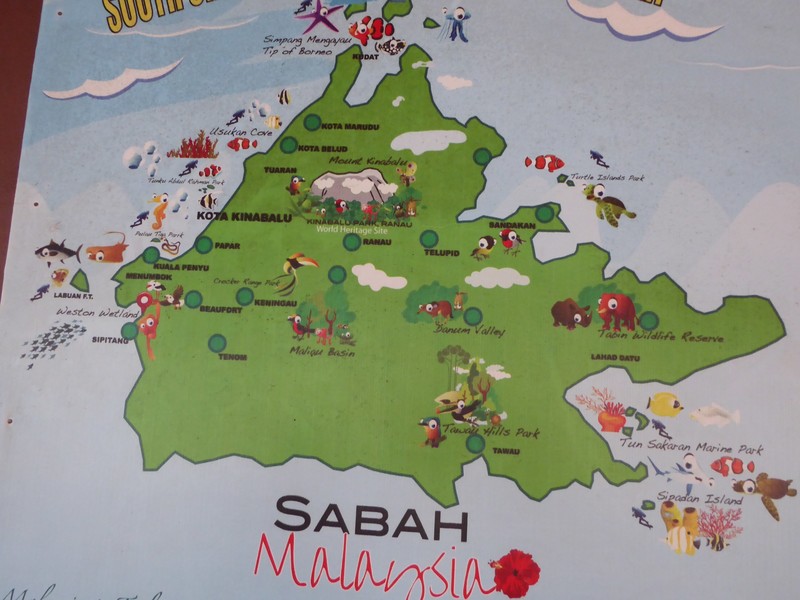 Map of Sabah Malaysia (1)