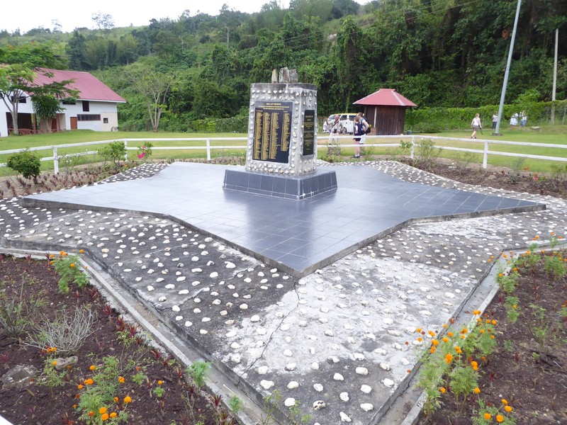 Site of end of Death March at Ranau WW2 - looking over POW and grave site (2)