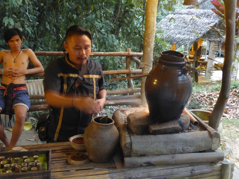 Honey wine at Mari Mari Cultural Village