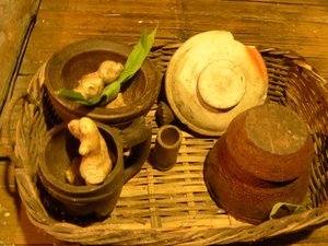 Local vegetables displayed at Mari Mari Cultural Village (2)