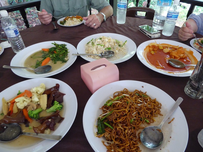 Lunch on the way to Iban Village