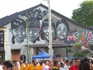 Kuching mural