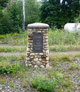 Cairn for a train collision killing soldiers and others