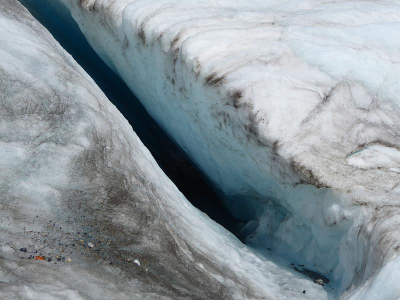 Athabasca Glacier crevice