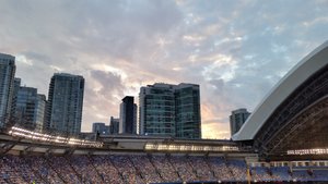 Toronto Blue Jays baseball match in Rogers Stadium (1)