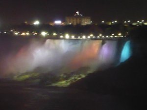 Niagara under lights and fireworks (2)