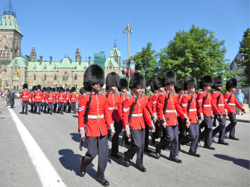 Changing of the Guard on Parliament Hill Ottawa  (1)