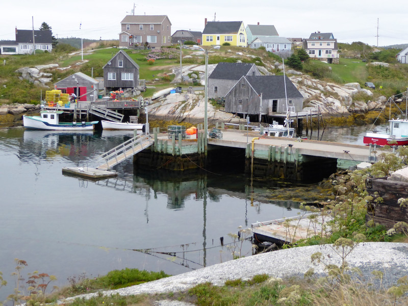 Fishing and tourist village around Peggys Cove lighthouse (9)