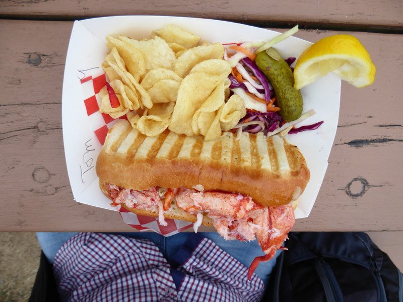Lobster rolls at Peggys Cove - yum (4)