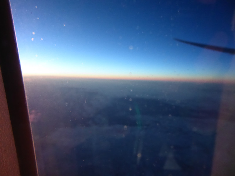 Sunrise on the plane to Brisbane (2)