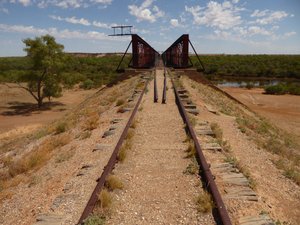 150.1 Algebuckina Bridge for Old Ghan which closed in 1980 (4)