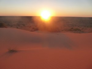 158.1 Big Red sand dune sunset (22)