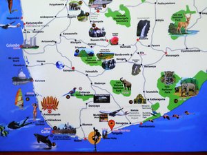 Sri Lanka tourist map (2)