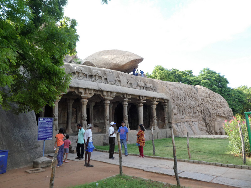 Rock cave temple in Mamallapuram or Mahabalipuram (6)