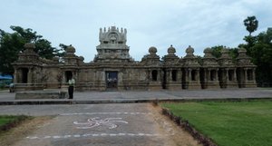 Vaikunthaperumal Temple in Kanchipuram west of Chennai (2)