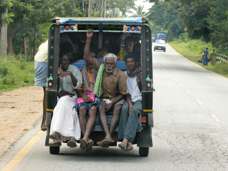 The road from Hussan to Mysore - limit should be 3 people
