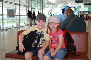 Kids at Brisbane Airport
