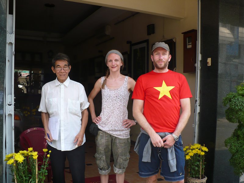 Our Guest House owner in Saigon was so cool, and he didn't speak a word of English - nor us Vietnamese, great conversations.......