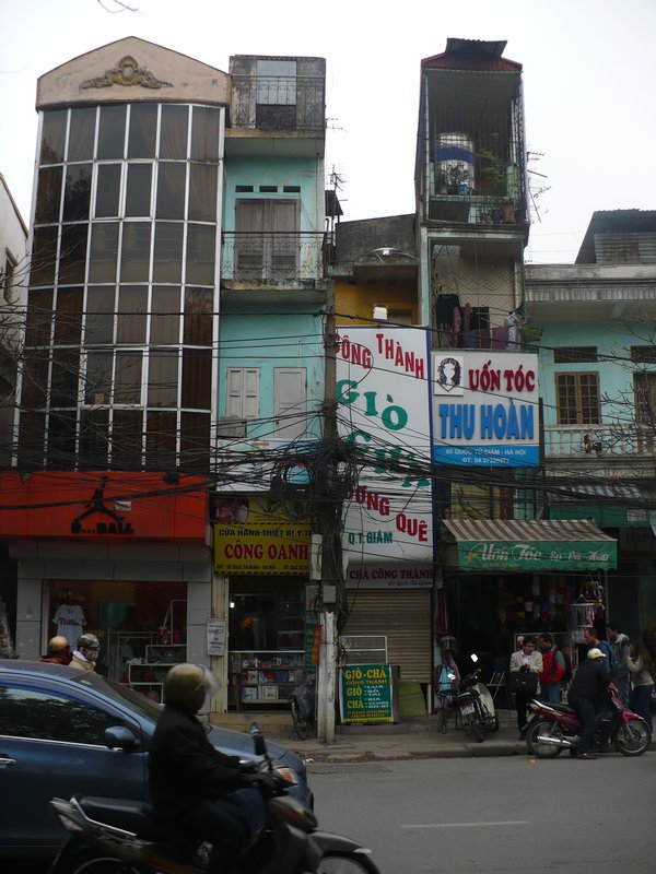 Hanoi - The thinnest buildings we have ever seen!