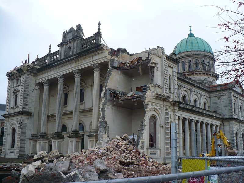 Destruction in Christchurch