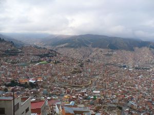 The city of La Paz