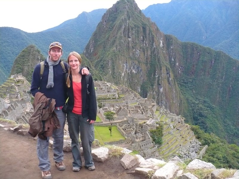Infront of Machu Picchu - it was incredable