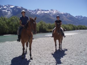 Riding in Glenorchy