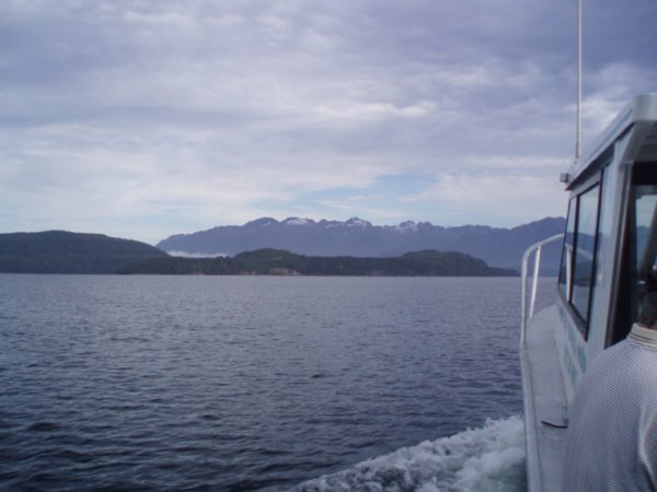 Crossing Lake Manapouri