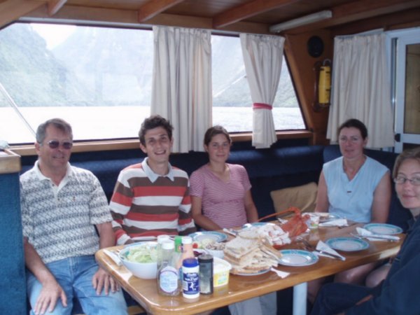 Lunch on board