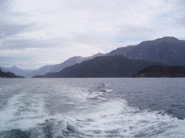 En route to the Tasman Sea