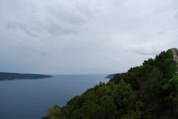 View northwards to the Black Sea