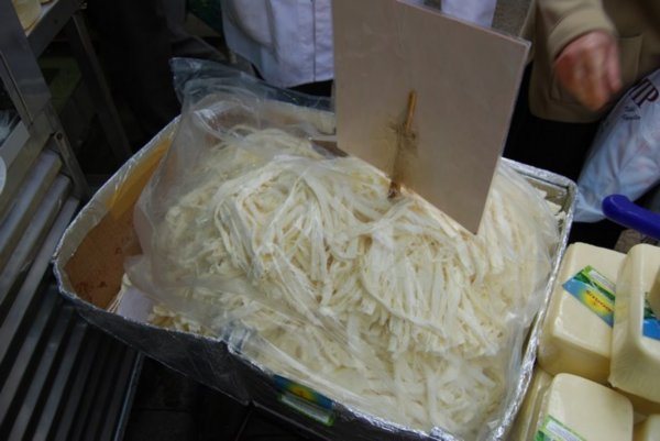 Stringy cheese!