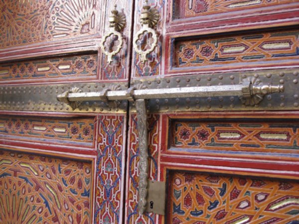 Ornate bolt, Fez medina